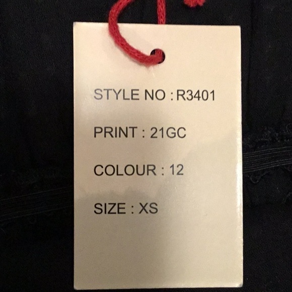 RAGA Black Cotton Gold Sequin Embroidered Maxi Dress Festival XS - Picture 8 of 16